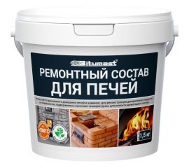 Ремонтный состав для печей Bitumast 1.5 кг 4607952907867 