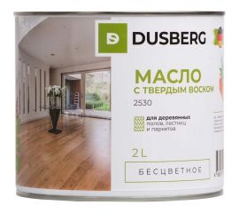 Масло с твердым воском DUSBERG бесцветное, 2 л 2530200 