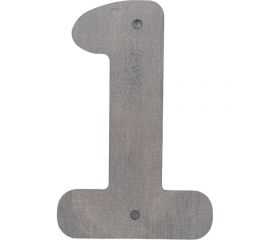 Декоративный элемент ООО "СВОЙ МАСТЕР" цифра 1 арт. 07.0001 
