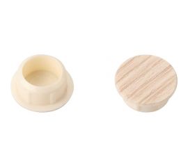 Заглушка на отверстие с текстурой ЕВРОПАРТНЕР d14 капучино, 12 шт. 16 0762 1 