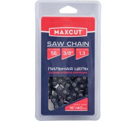 Цепь (91LV-56E; 3/8; 1,3; 56 звеньев; блистер) MAXCUT 086321056 