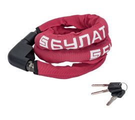 Навесной замок с тросом БУЛАТ ВС 217 22х1500 13877 