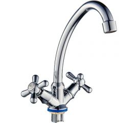 Смеситель для кухни ROEGEN 1/2"" м/к, на гайке RP023A 