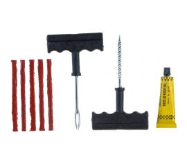 Набор для ремонта бескамерных шин SKYBEAR 5 ремонтных вставок, клей 241130 