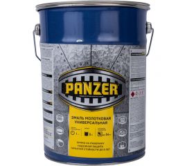 Универсальная молотковая эмаль PANZER черная, 5 л 219806 