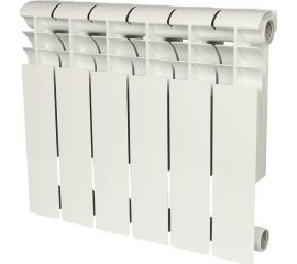 Биметаллический радиатор ROMMER Profi BM 350 BI350-80-80-130 6 секций RAL9016 86630 