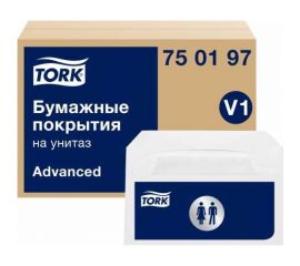 Покрытия на унитаз TORK Advanced белый V1 (250 листов) арт. 750197 25460 