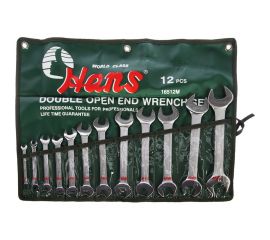 Комплект рожковых ключей Hans 12 шт. 16512M 