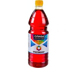 Льняная натуральная олифа ПРОСТОКОЛОР ГОСТ 7931-76 1 л 20340 