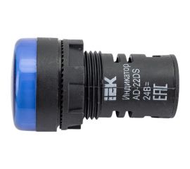 Светодиодная сигнальная лампа IEK AD-22DS синяя BLS10-ADDS-024-K07 