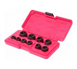 Набор головок для поврежденных болтов и гаек 8-19 мм, 10 предметов JTC 1545 
