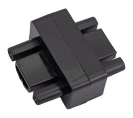 Коннектор шинопровода IN HOME SC-1B-TL серии TOP-LINE, черный, прямой 4690612029351 
