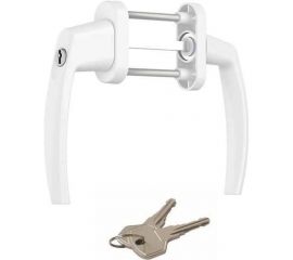 Балконная ручка Tech-Krep ключ штифт 120 мм, белый 148124 