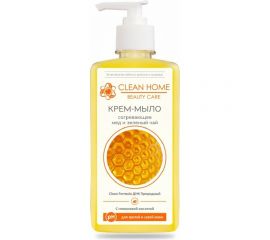 Крем-мыло CLEAN HOME BEAUTY CARE с дозатором согревающее 350 мл 544 