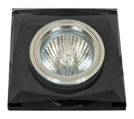 Встраиваемый светильник De Fran MR16 черное стекло, FT 848-2 b 