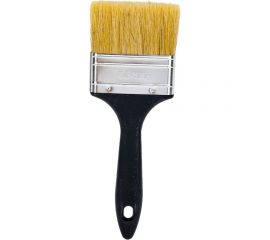 Плоская кисть Петрович 75 мм, светлая натуральная щетина, пластиковая ручка 4100000705 