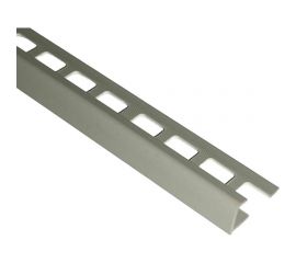 Профиль для плитки наружный DECONIKA 10 мм 2.5 м 002-G Светло-серый глянец Д-Пл10-Н 002-G СВТ СЕР Г 