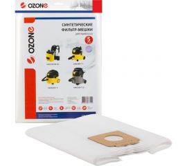 Мешок-пылесборник clean pro синтетический 5 шт. (до 10 л) OZONE CP-210/5 