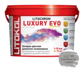 Затирочная смесь LITOKOL LITOCHROM LUXURY EVO LLE 105 серебристо-серый 2 кг 500290002 