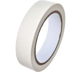 Малярная клейкая лента КОРДЛЕНД белая, 25 мм, 125 мкм, 30 м SCO-00377 