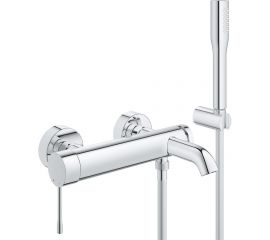 Однорычажный смеситель для ванны с душевым гарнитуром GROHE Essence New 33628001 