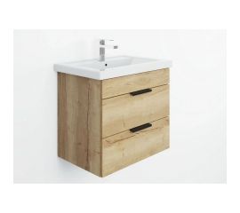 Подвесная тумба с раковиной Onika ЛЕГРАН 60.13 дуб галифакс 106117 