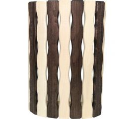 Угловой извилистый абажур Бацькина Баня Zebra 30776 