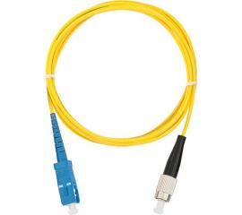 Переходной волоконно-оптический шнур NIKOMAX желтый, 2м NMF-PC1S2C2-SCU-FCU-002 