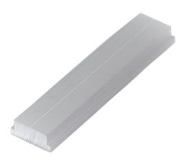 Профиль-ползун PR SL019/1SM 19 мм, 0.5 м, 0.266 кг, анодирование, серебро матовое GlobalTOOLS GT-005-107-0001 