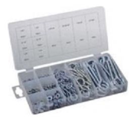 Шурупы с кольцом в комплекте с гайками Forsage 210 пр. 12670 F-837 