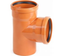 Тройник наружной канализации ХЕМКОР 160х110 мм, 87 градусов 2491092 