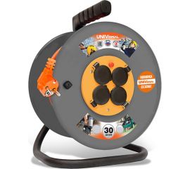 Удлинитель на катушке UNIVersal ВЕМ-250 IP-44 термо ПВС 3*1 30м 9632931 1683 