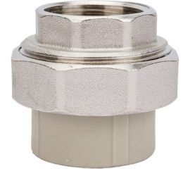 Комбинированная муфта VALFEX PP-R серая, разъем 32х1 дюйма ВР 10155025Г 127-0336 