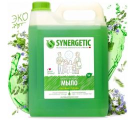 Жидкое биоразлагаемое мыло для мытья рук и тела Synergetic Луговые травы 5 л 4613720438983 