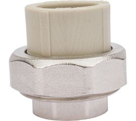 Муфта комбинированная разъемная с внутренней резьбой VALFEX PP-R серая, 25 мм х3/4"" 10155020Г 127-0334 