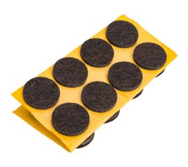 Фетровый самоклеящийся пункт Невский Крепеж D20 мм, тёмный, 16 шт. 801780 