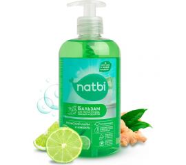 Гель для мытья посуды, фруктов и овощей NATBI ""Японский лайм и имбирь"" 500 мл 3899 