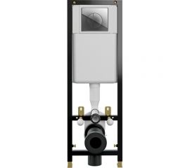 Инсталляция Cersanit BLACK для унитаза с кнопкой LEON S-IN-BLACK-Cg-w 