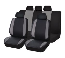 Чехлы для автомобильных сидений KRAFT MODERN универсальные, полиэстер, черно-серые KT 835614 