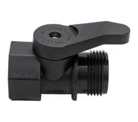 Пластиковый шаровой кран Профитт рычаг, ВР/НР, 3/4 4821088 