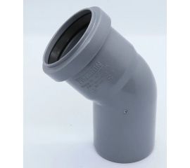Отвод Flextron D 50 мм 45 градусов для внутренней канализации 139791 