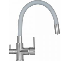 Смеситель для кухни WISENT с подводкой питьевой воды, серый W4255A-9 
