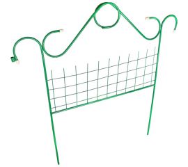 Декоративный металлический забор Комплект-Агро Садово-парковый Д-4.45м, В-0.77м, 5 секций КА0269 