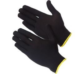 Полиэфирные перчатки Airline черные, с подвесом ADWG006 