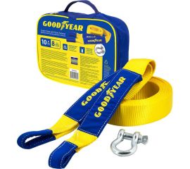 Динамическая стропа Goodyear рывковая, с шаклом, 10 тонн, 8 метров GY004013 