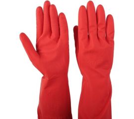 Хозяйственные латексные перчатки Доляна 90 г, длинные манжеты, размер XL 3565809 