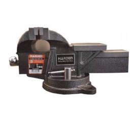 Тиски HARDEN профессиональные, 10,5 кг, 330х125х145 мм 600610 