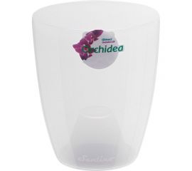 Горшок SANTINO Орхидея 2 л, 14х17.5 см, прозрачный 049166 
