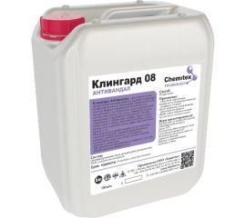 Антивандальное средство для удаления граффити, следов резины, скотча, маркера ХИМИТЭКС Клингард-08, 5 л, КЛ08А022/5ЛК 