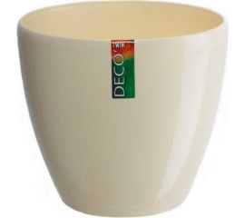 Горшок SANTINO ДЕКО ТВИН 4 л, 20х17.5 см, кремовый 049654 